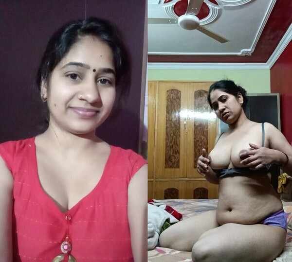 Very beautiful Mallu xxx desi bhabhi showing big tits nude mms