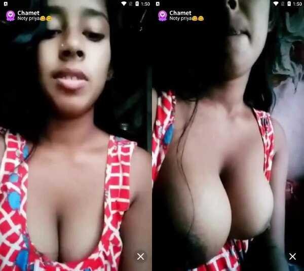 Beautiful village girl indian gf porn showing big tits nude video mms
