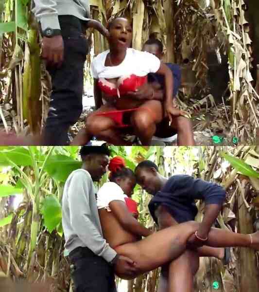 African babe free video sex threesome hard fucked outdoor boys